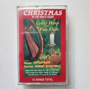 Christmas In The Kings Court Cassette Tape Celtic Harp & Pan Flute Ann Heymann R